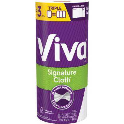 Viva Signature Cloth Chose-A-Sheet Paper Towels, 1 Double Roll, 94 Sheets Per Roll